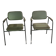 Paire de fauteuils Eugen Schmidt, modèle Coraline pour Airborn 1960