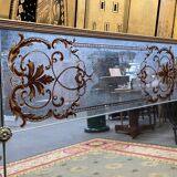 Bistro mirror - eglomised glass brasserie