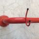 Vintage coat rack 70-80 red metal