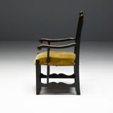 Rustic Folk Art Armchair, France, 19th Century