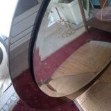 Italian oval mirror by Antonio Lupi for Cristal Luxor