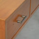 3-drawer console with compass feet, 1960
