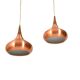 Pair of Jo Hammerborg Copper Orient Pendel