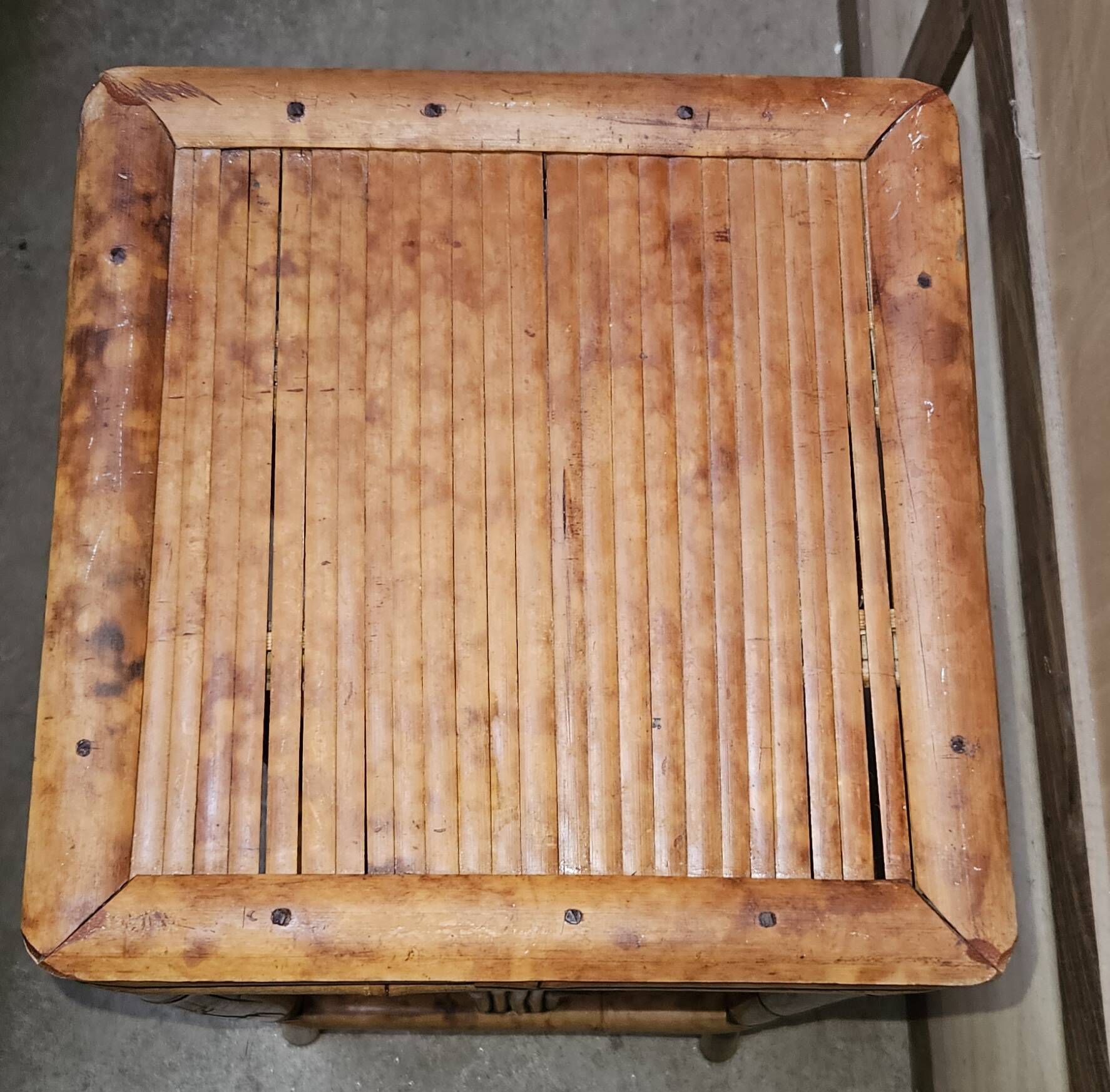 High square vintage bamboo harness