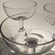 8 coupes à champagne en verre soufflé