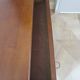 Louis XVI-style sideboard - 1 drawer - fluted legs - mahogany - solid wood