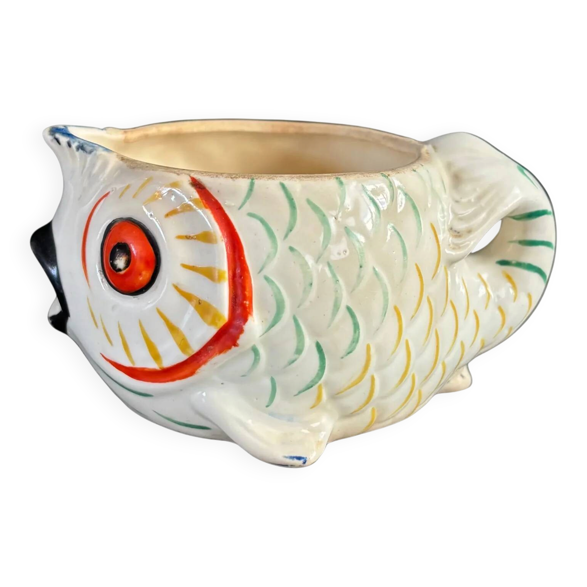 Fish milk jug - handmade ceramic