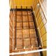 Vintage children's bed with white patina