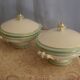 Former porcelain crockery service of Limoges "Ets Bourgeois Paris", 65 pieces