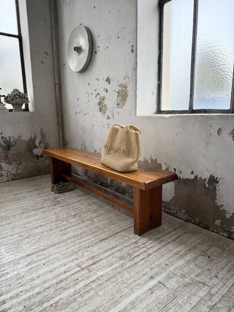 Chapo S14 blonde oak bench 172cm vintage
