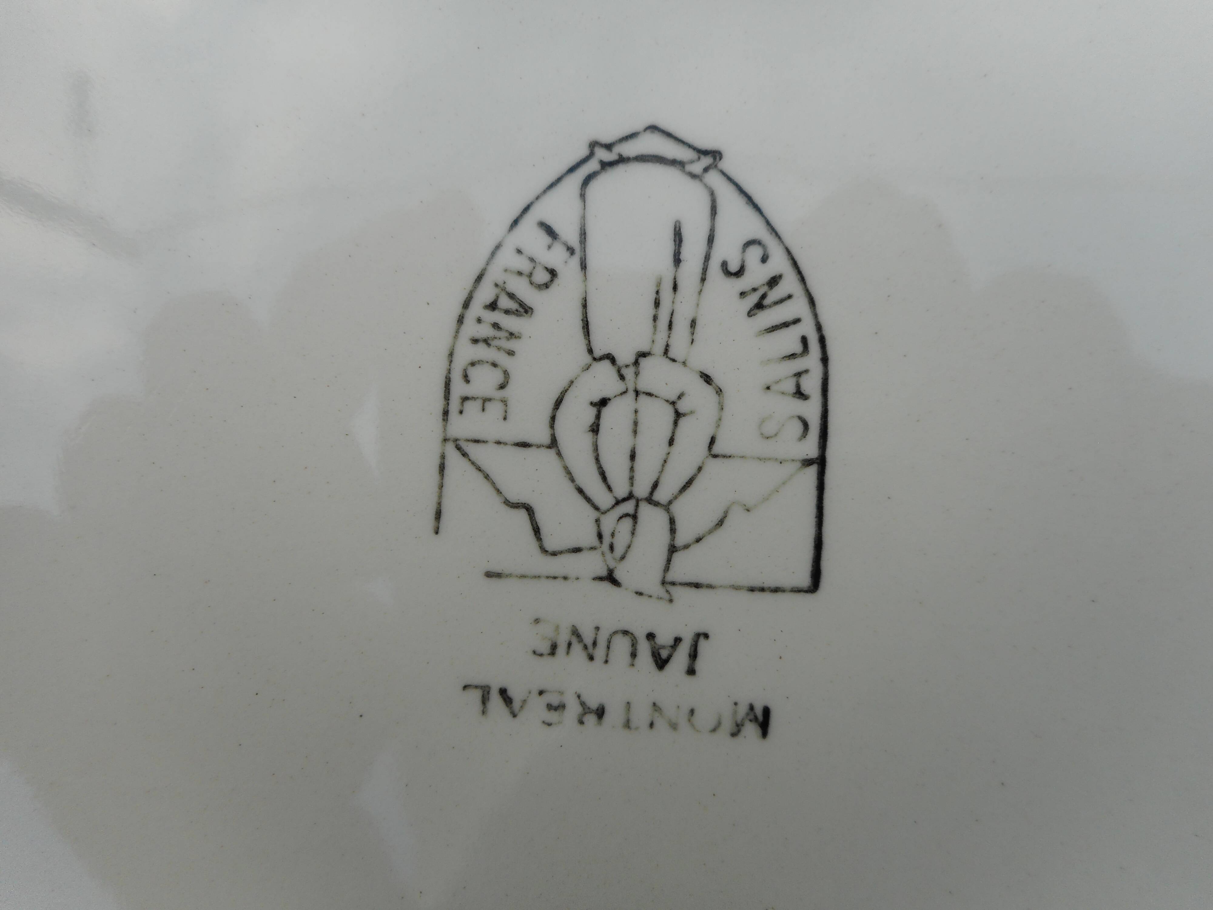 Flat earthenware of Salins