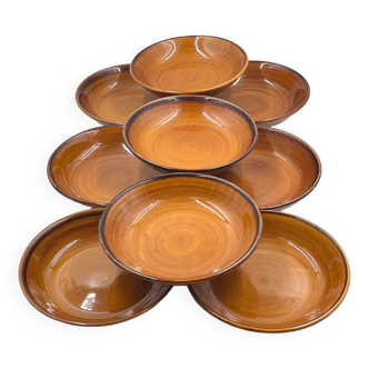 Set of 9 St Clément soup plates