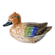 Terrine Vintage Faïence Michel Caugant Canard Sarcelle France