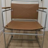 Fauteuil en cuir marc held x monoprix