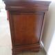 large curved chest of drawers - solid wood - cherry - 4 drawers - Louis Philippe