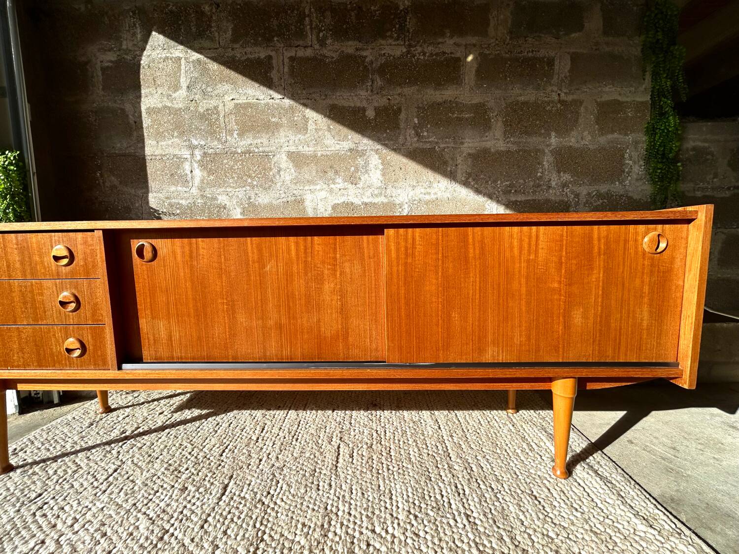 Vintage Scandinavian teak sideboard - 1960s/70s