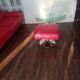 XXL Set Red Leather House - sofa, armchair and 2 poufs