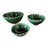 Set of 3 green salad bowls Morocco