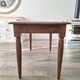 Oak farmhouse table in country style