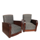 Paire de fauteuils club