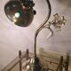 brass lamp with cabochons 1900 a20 electricity check h 34x27