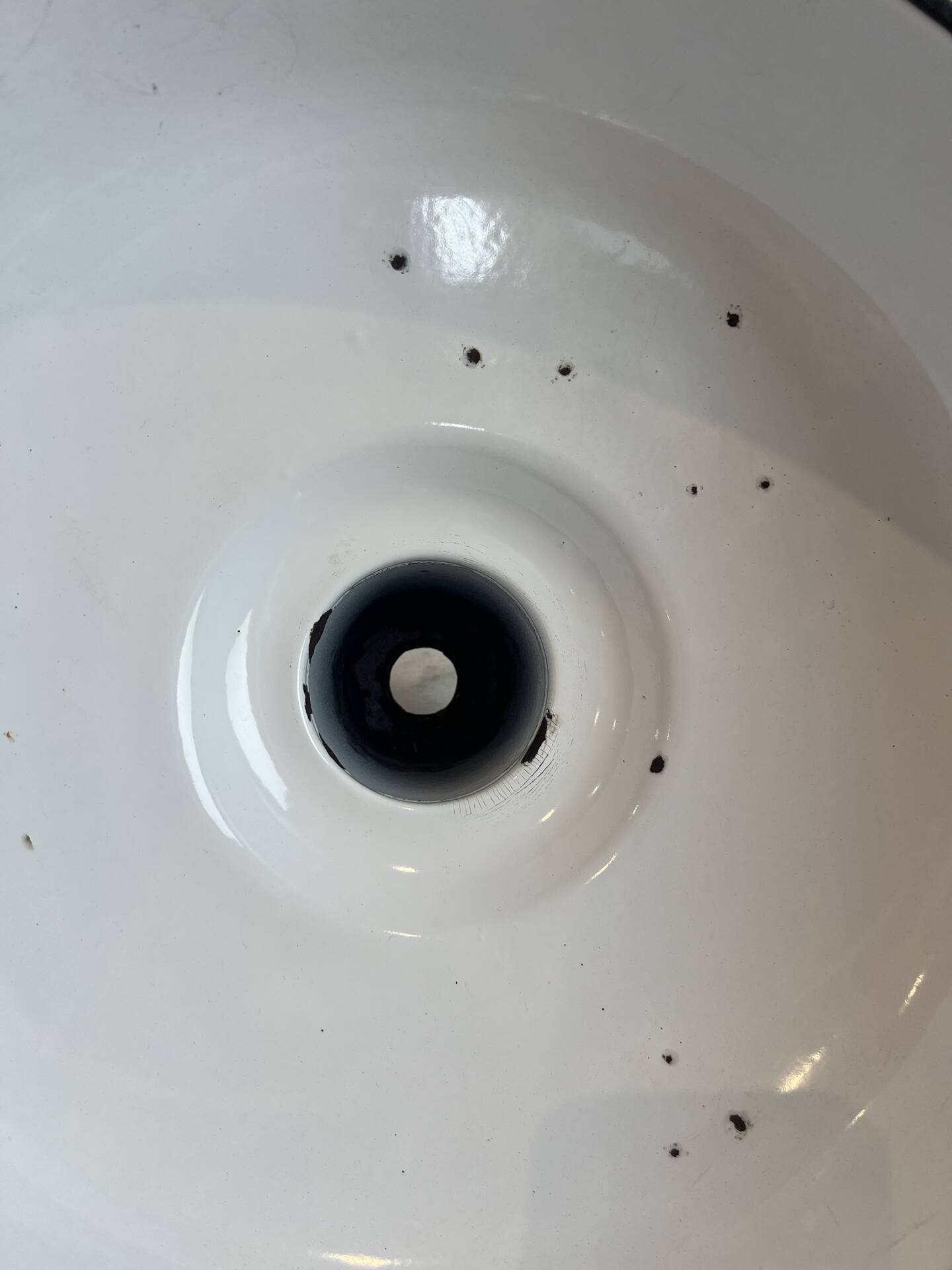 Industrial suspension in black enamelled sheet metal - workshop lampshade