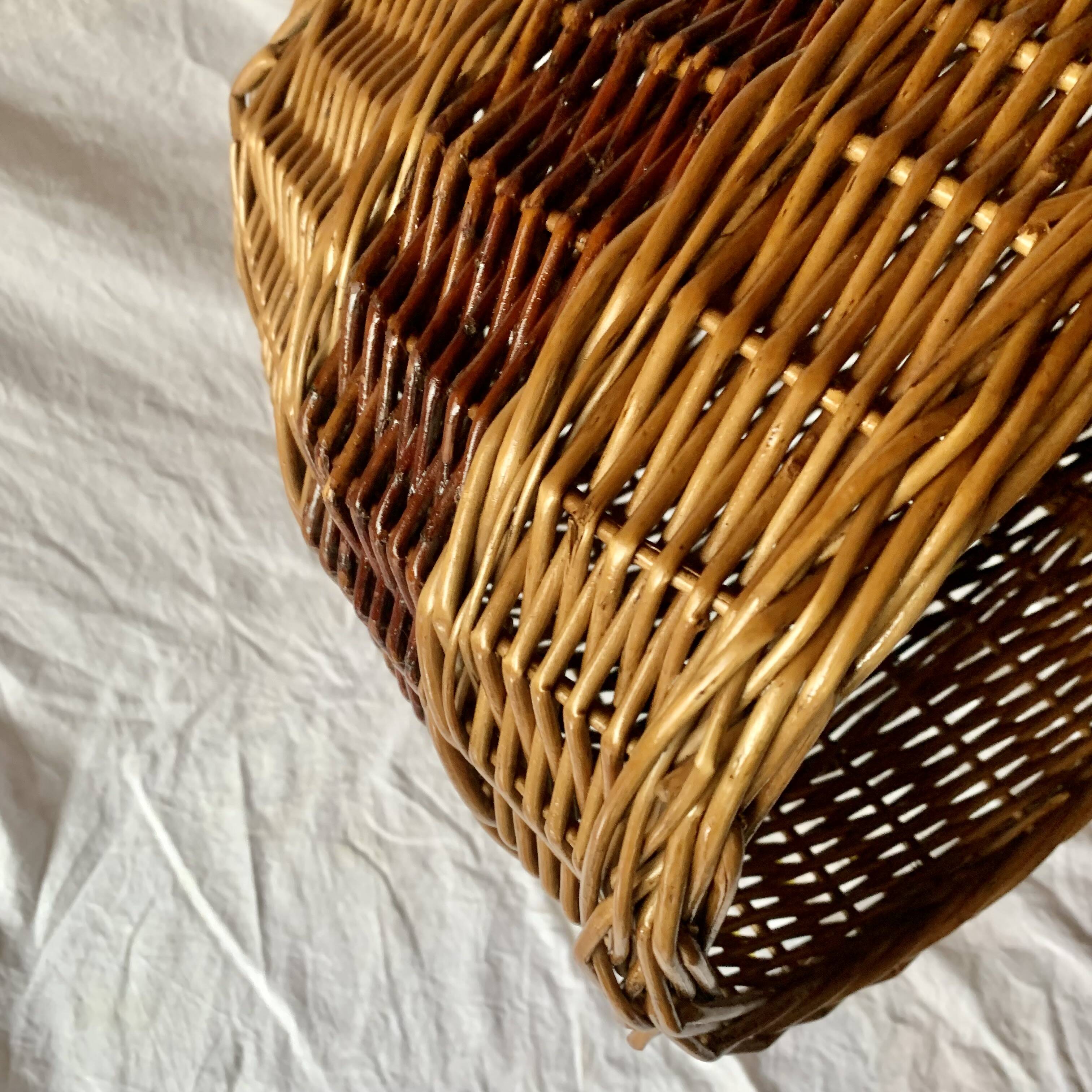 Vintage wicker basket