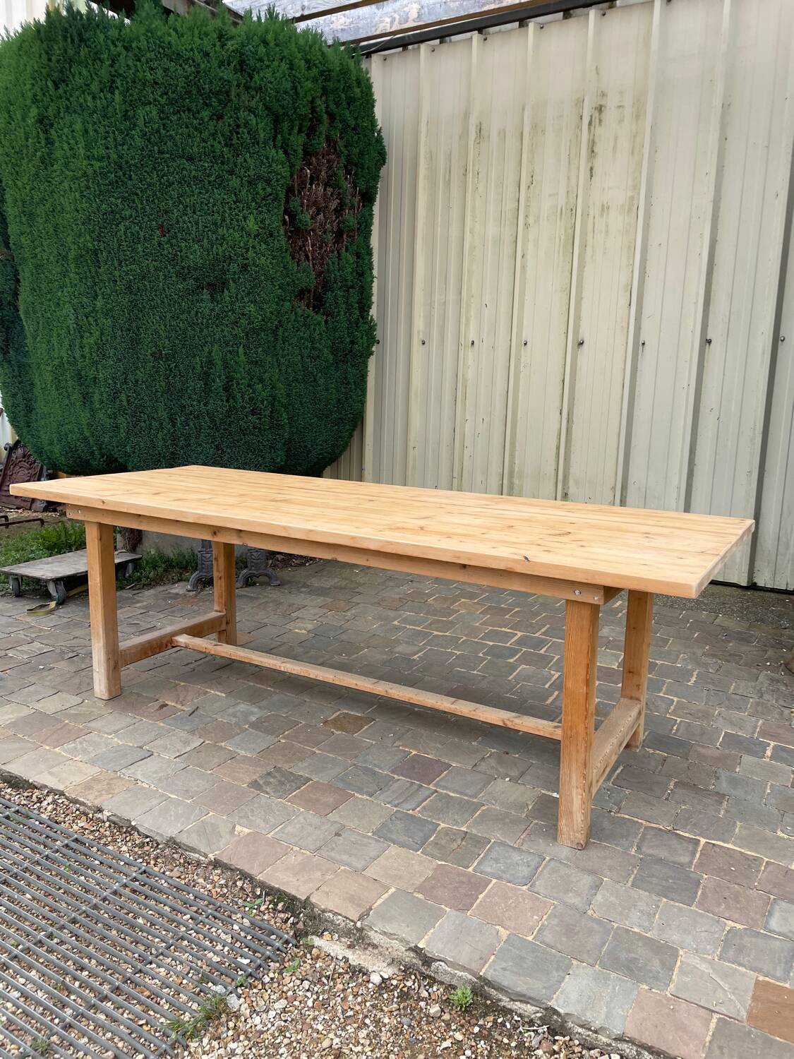 Table de ferme ancienne sapin 10 personnes