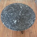 Empire period drum table with its St Anne marble basin