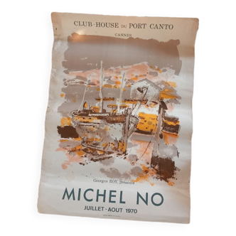 Exhibition poster / opening of Michel No from 1970