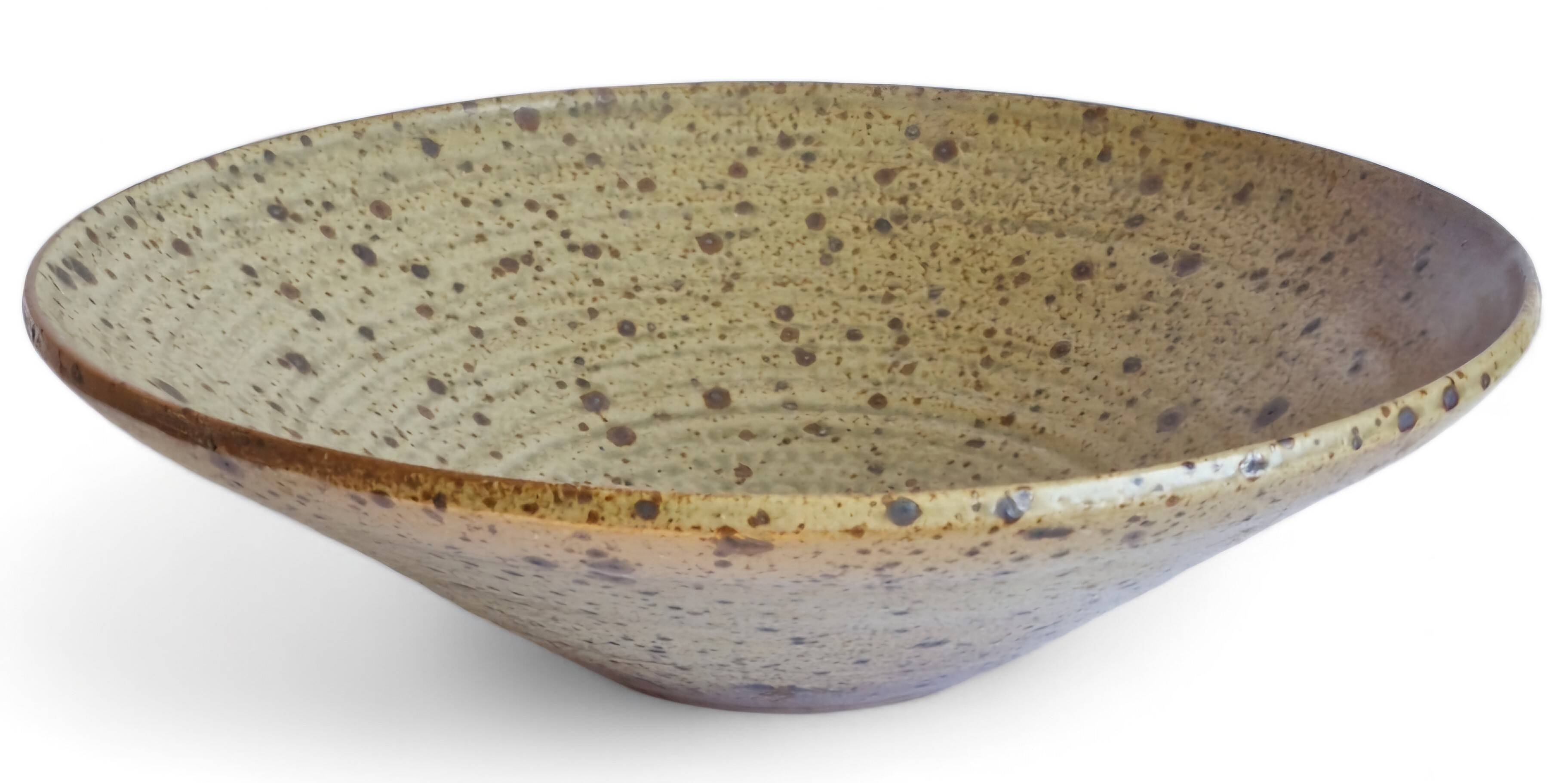 Pyrite stoneware bowl 35 cm