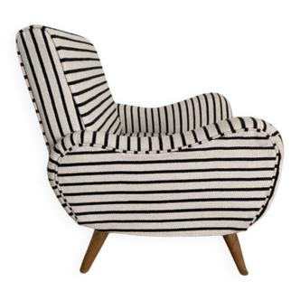 Kilim striped armchair