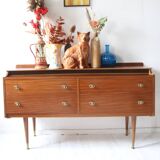 Small Vintage Sideboard with Dansette Legs, 1960s