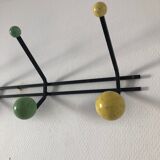 8 hanger hooks balls 66cm vintage 1960