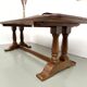 Table de ferme bourgeoise en chêne, années 50