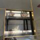 Sliding coffee table - hidden bar - Belgo Chrom