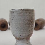 6 tasses à café en grès de Ratilly / Pierlot