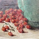 Still life with cherries, 19th century