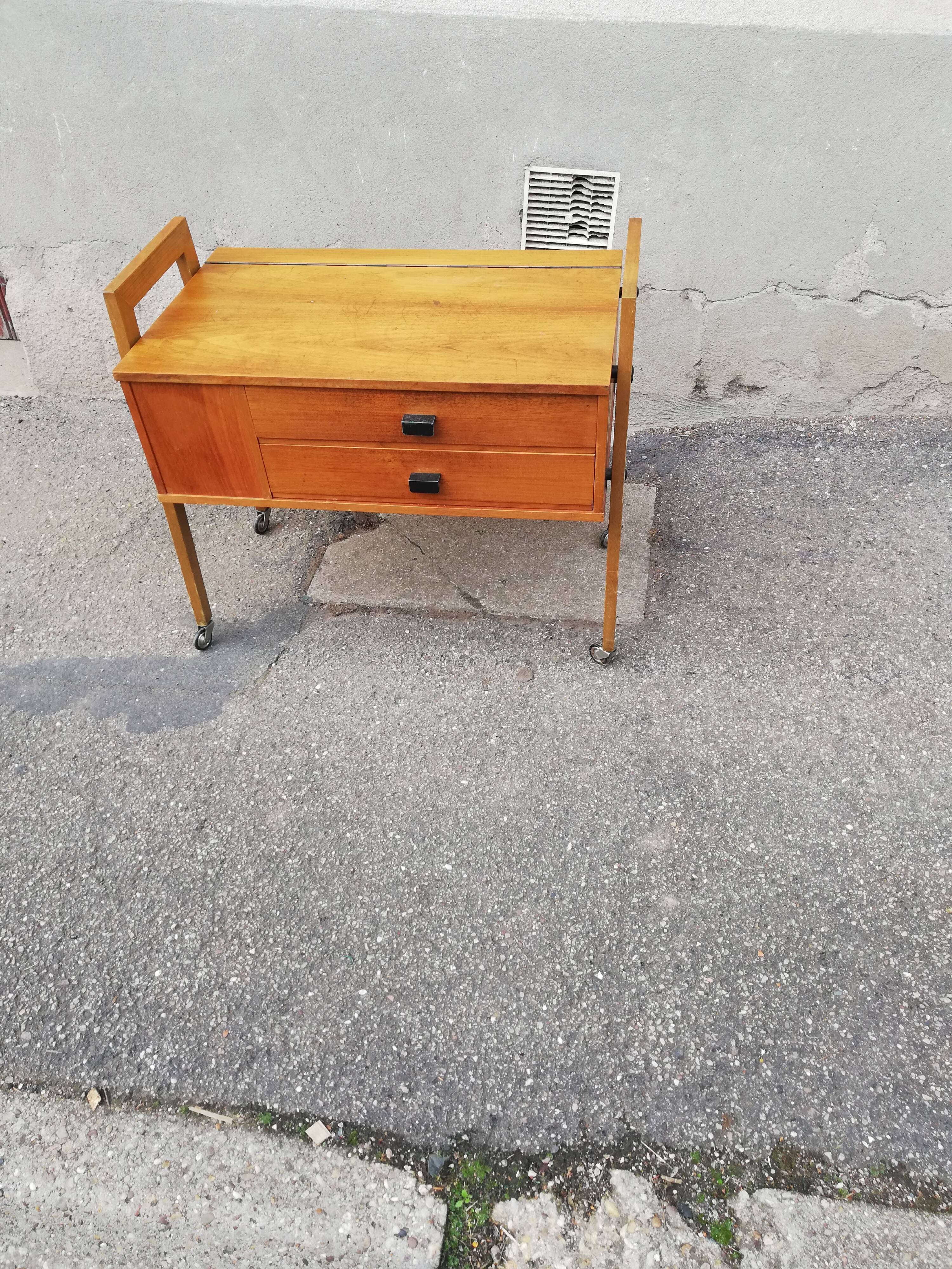 Vintage worker 2 drawers 1 flap