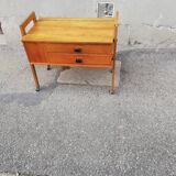 Vintage worker 2 drawers 1 flap