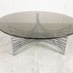 Space age chrome wire coffee table, 1970s