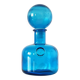 Bouteille - carafe italienne Empoli bleue fleur de lys 1960
