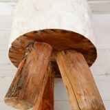 Capiz Tripod Round Stool