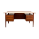 Mid-Century Danish Teak Desk by Peter Løvig Nielsen for Hedensted Møbelfabrik, Denmark, 1970s