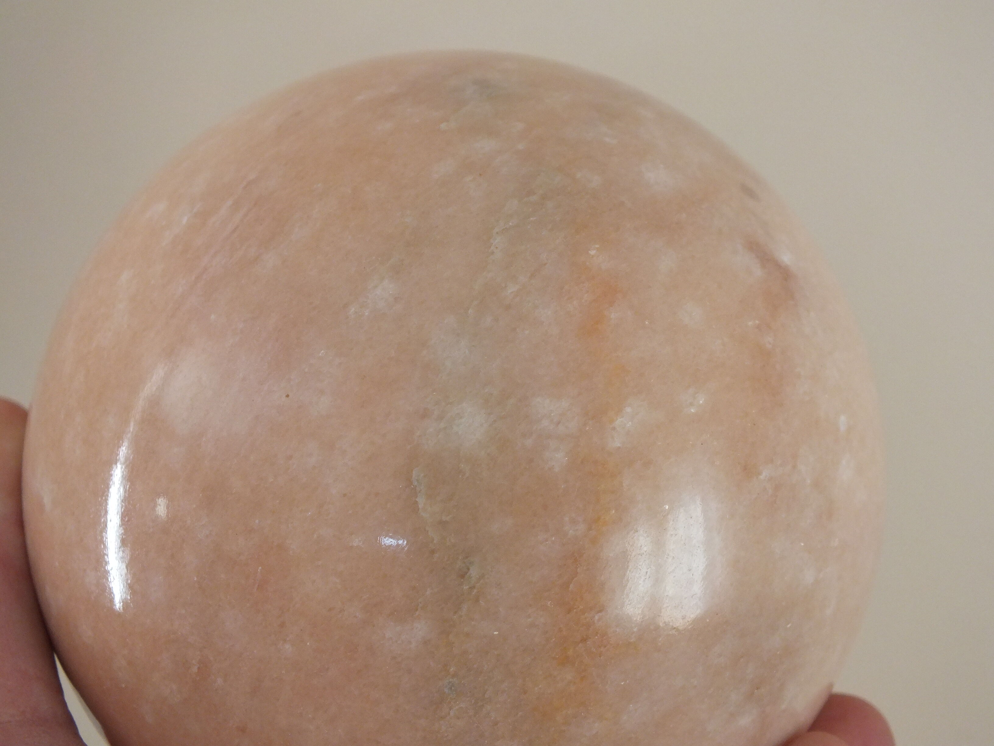 Large ball or decorative mineral sphere in marble n°12