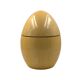 Tommaso Barbi, rare egg shaped large parchment box, TB Italy, ca. 1970