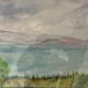 Painting: Watercolor - Lake Odiwara by JJ Leproust