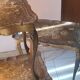Set of 3 vintage wooden nesting tables