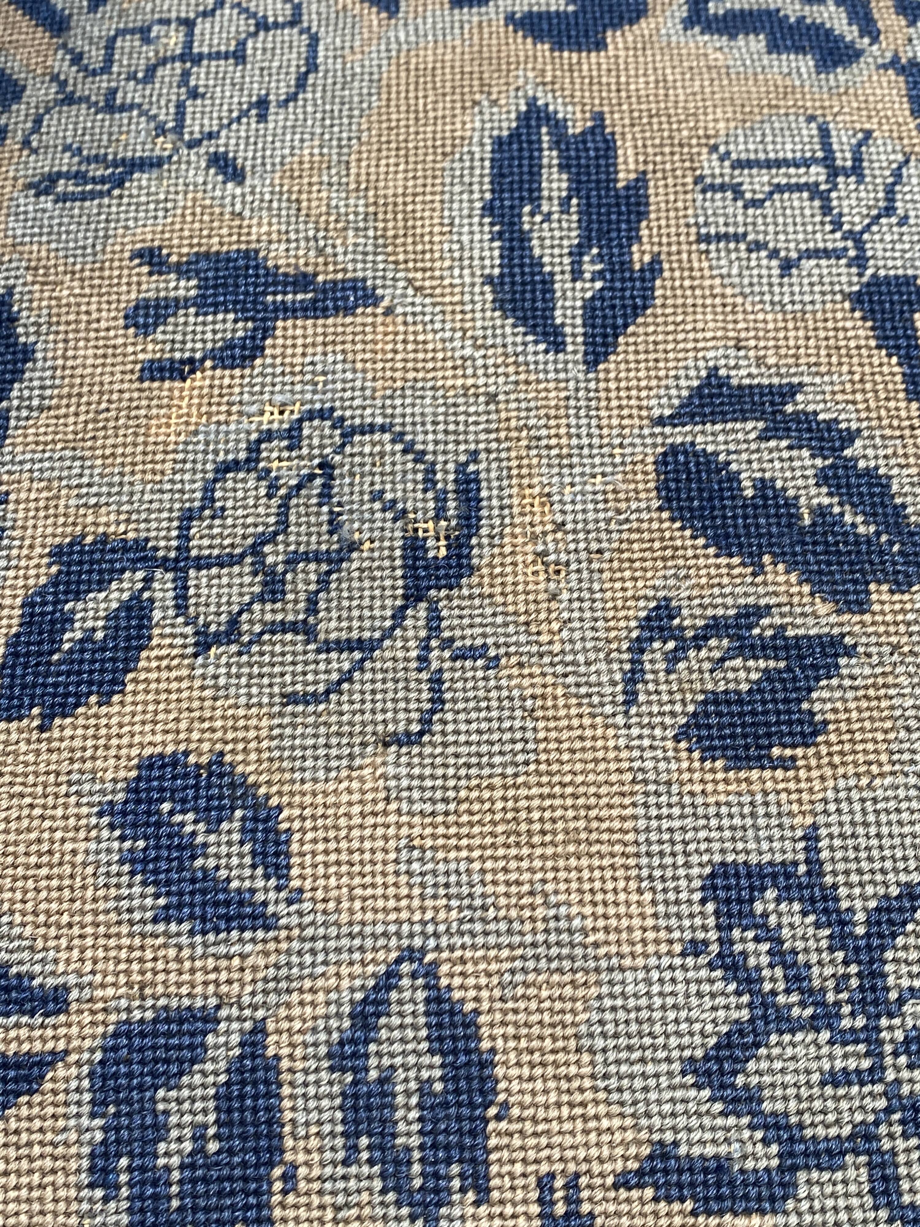 Louis XV style wingback armchair