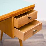 1950s desk, beech/resopal. Manufacturer: Ekawerk